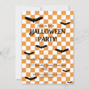 Invitation de la fête d'Halloween Enfants chauchau