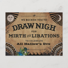 Invitation de la fête d'Halloween | Esthétique égy