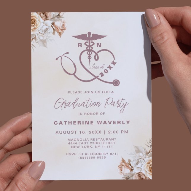 Invitation de la fête d'obtention du diplôme de l' (Créateur téléchargé)