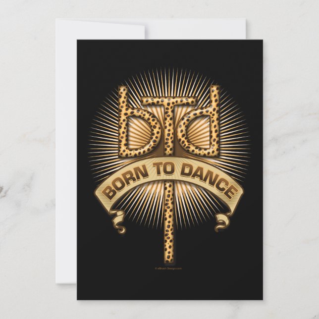 Invitation De La Fête Du Né À La Danse (Devant)