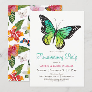 Invitation de la Fête du papillon tropical