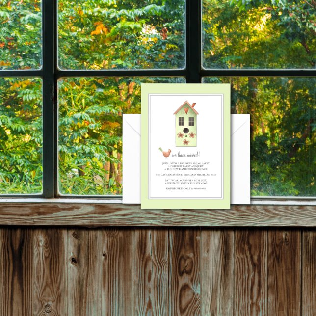 Invitation de la fête du réchauffement du foyer (Créateur téléchargé)