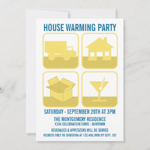 Invitation de la fête du réchauffement du foyer