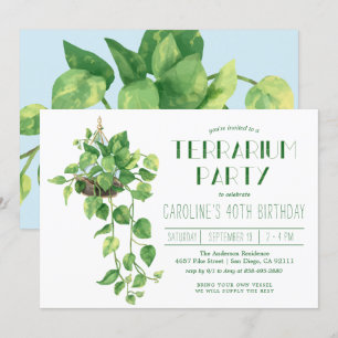 Invitation de la fête du Terrarium