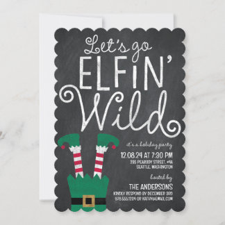 Invitation de la fête Elfin Wild