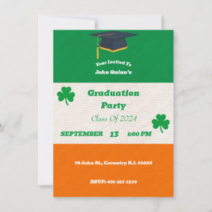 Invitation de la fête nationale irlandaise