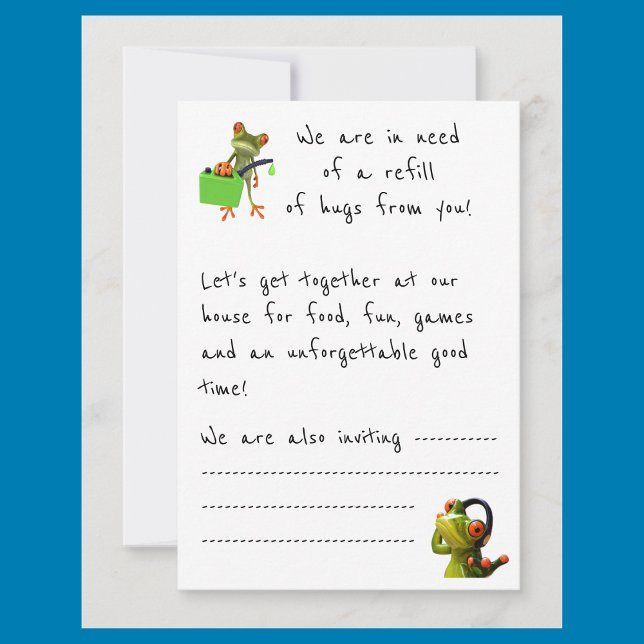 Invitation de la fête "Nous avons besoin de plus d (Créateur téléchargé)