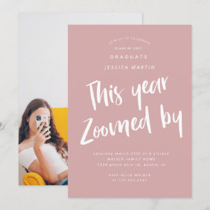 invitation de la fête photo de la remise de diplôm