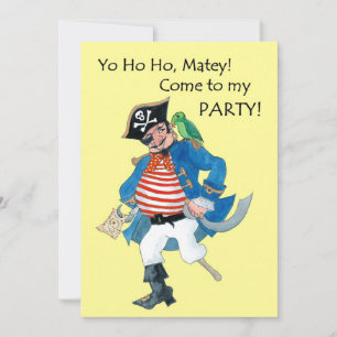 Invitation de la fête pirate