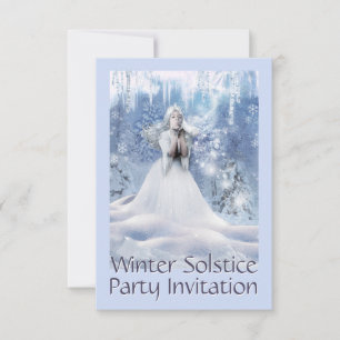 Invitation de la fête solstice d'hiver