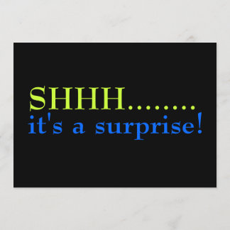 Invitation de la fête Surprise 80e anniversaire Sh