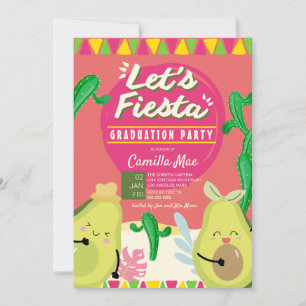 Invitation de la Fiesta Graduation