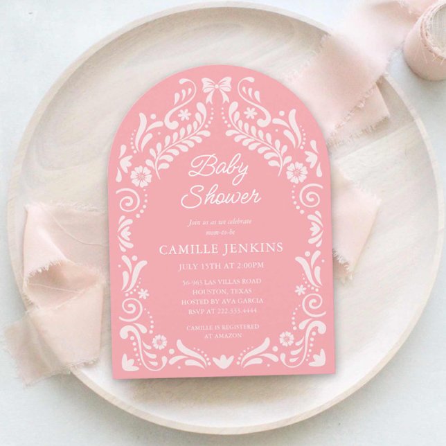 Invitation de la Fiesta Mexicaine Baby shower Arch (Créateur téléchargé)