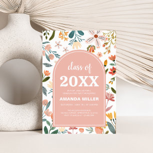 Invitation de la fleur sauvage Arch Graduation Par