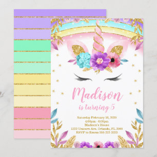 Invitation de la licorne, Invitations de la licorn