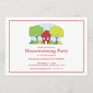 Invitation de la Little Red House House House Hous