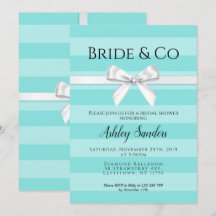 Invitation de la mariée de Mint & Co.