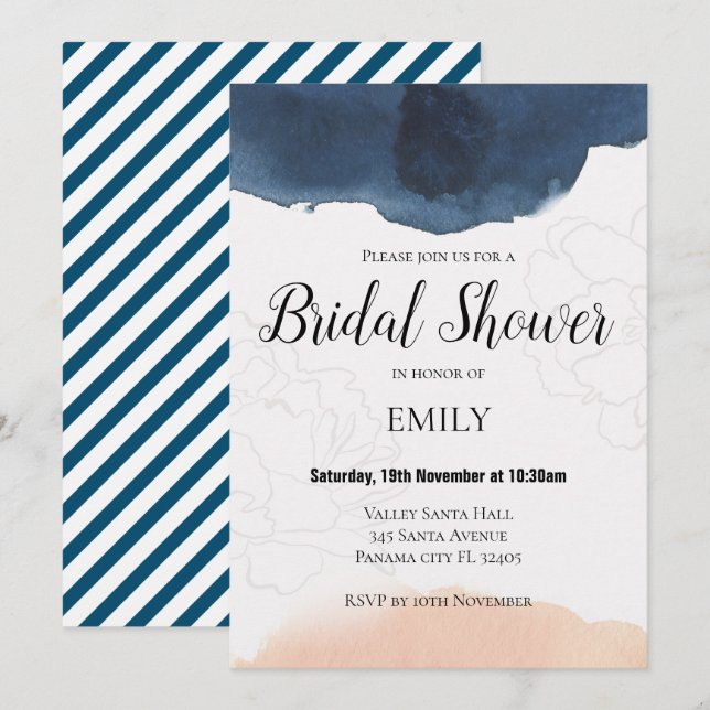 Invitation de la Marine et de la Pêche (Devant / Derrière)