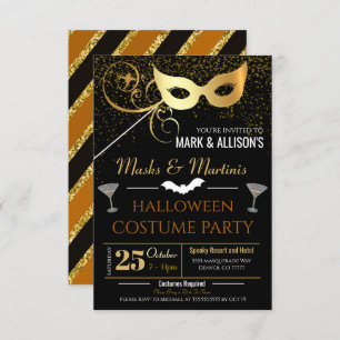 Invitation de la mascarade d'Halloween