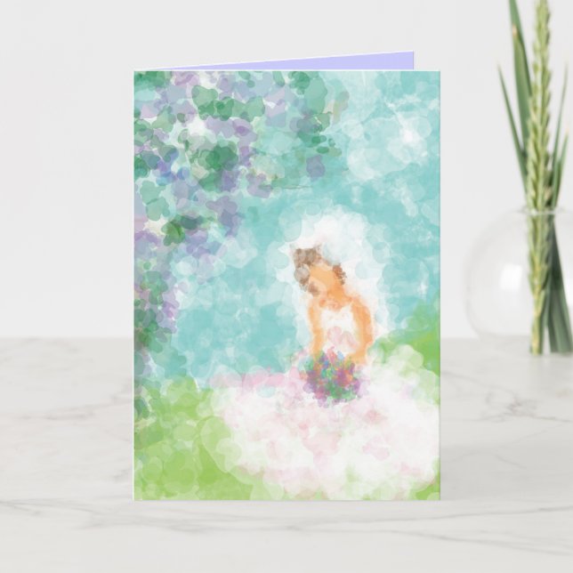 Invitation de la nuptiale assise (Devant)