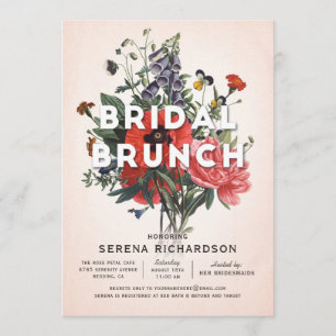 Invitation de la nuptiale de Brunch