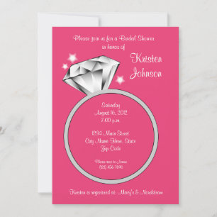 Invitation de la nuptiale de la ceinture de diaman