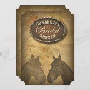 Invitation de la nuptiale des filles des chevaux d