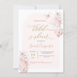 Invitation de la nuptiale des papillons