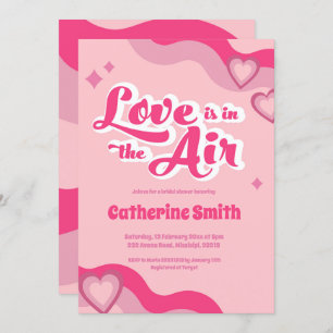 Invitation de la nuptiale hippie super Heart