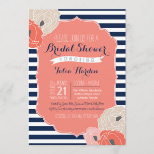 Invitation de la nuptiale ou du Baby shower, Corai