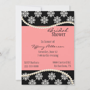 Invitation de la nuptiale Pearls