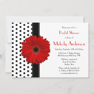 Invitation de la nuptiale Pointe Rouge Daisy