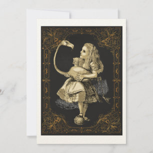 Invitation de la partie Alice et Flamant rose Alic