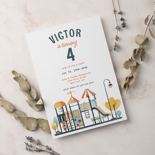 Invitation de la partie Anniversaire de enfant de  (Créateur téléchargé)