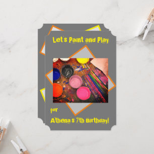 Invitation de la partie Art Peinture et Jeu