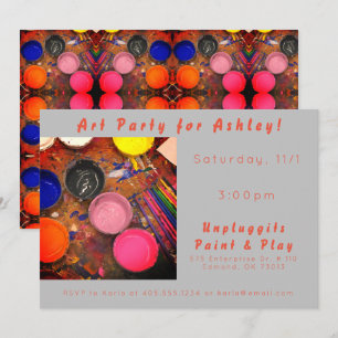 Invitation de la partie Art Peinture et Jeu