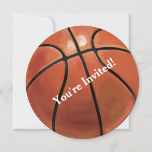 Invitation de la partie de basket-ball