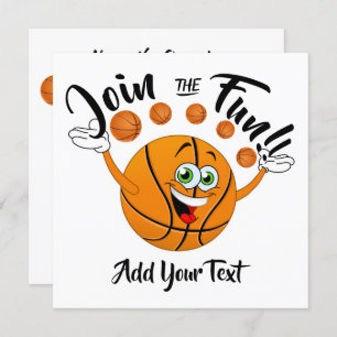 Invitation de la partie de basket-ball