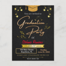 INVITATION DE LA PARTIE DE DIPLÔME