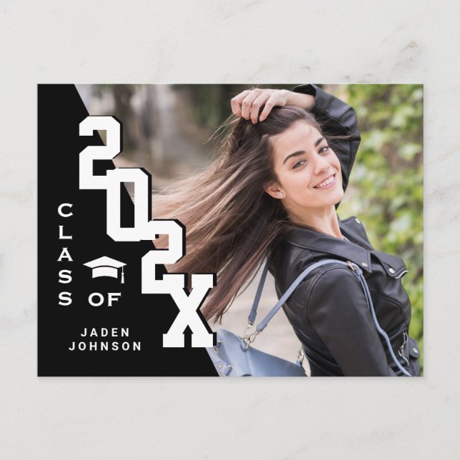 Invitation de la partie de graduation de la photo  (Devant)