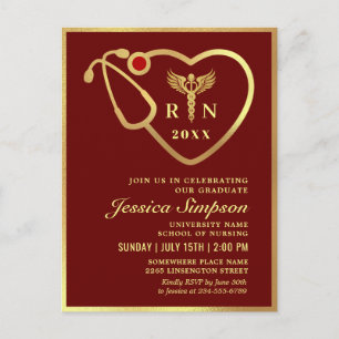 Invitation de la partie de graduation en soins inf