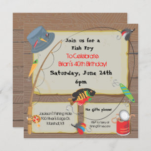 Invitation de la partie de pêche