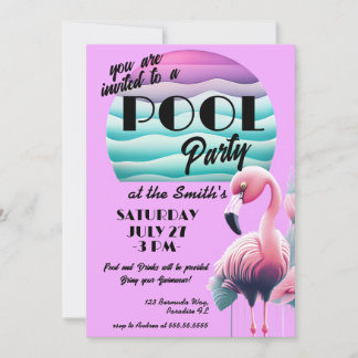 Invitation de la partie de pool