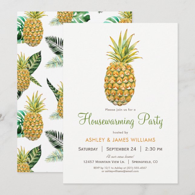 Invitation de la partie de réchauffement de la mai (Devant / Derrière)