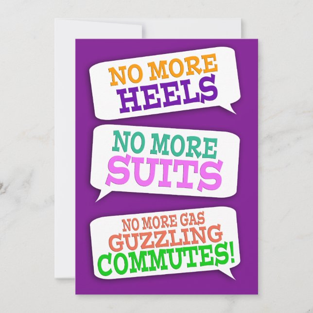 Invitation de la partie de retraite de bulle de te (Devant)