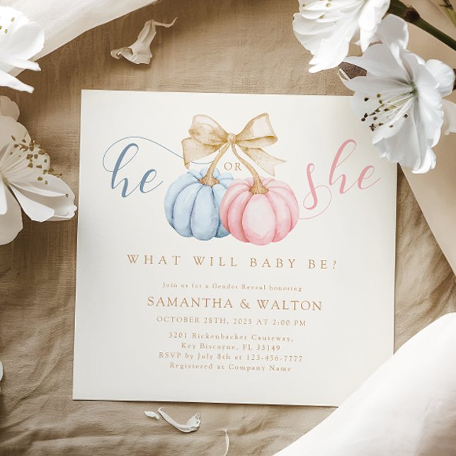 Invitation de la partie de révélation de genre (Créateur téléchargé)