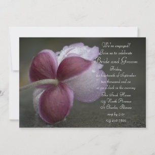 Invitation de la partie d'engagement de charme de 