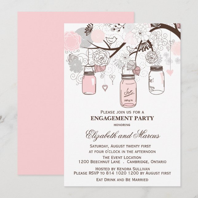 Invitation de la partie d'engagement de la bocal d (Devant / Derrière)