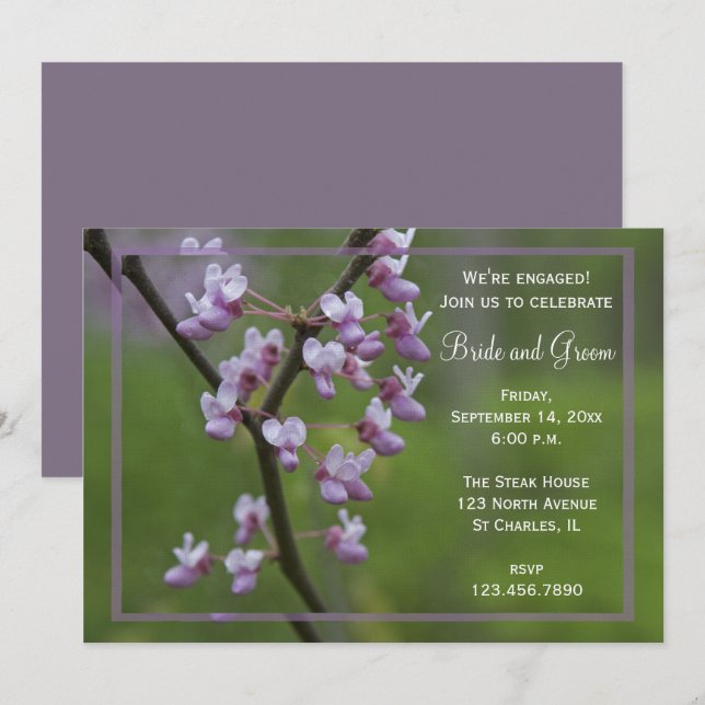 Invitation de la partie d'engagement de l'arbre Ma (Devant / Derrière)