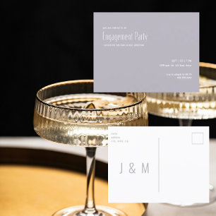 Invitation de la partie d'engagement de lavande si